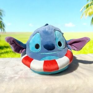 Squishmallows Disney 8 inch Stitch in Inner Tube Plush